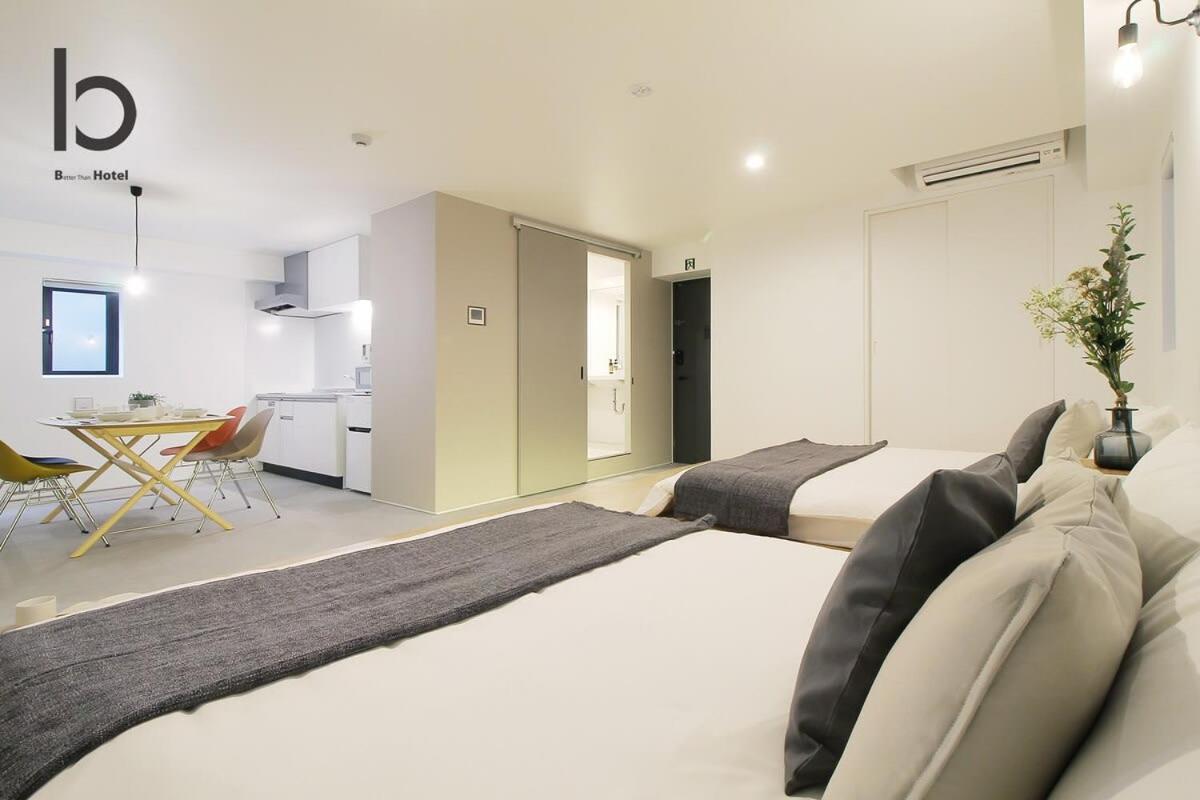Bhotel Heiwaodori 302 - Huge Apt In Famous Hiroshima Dori For 6P Esterno foto